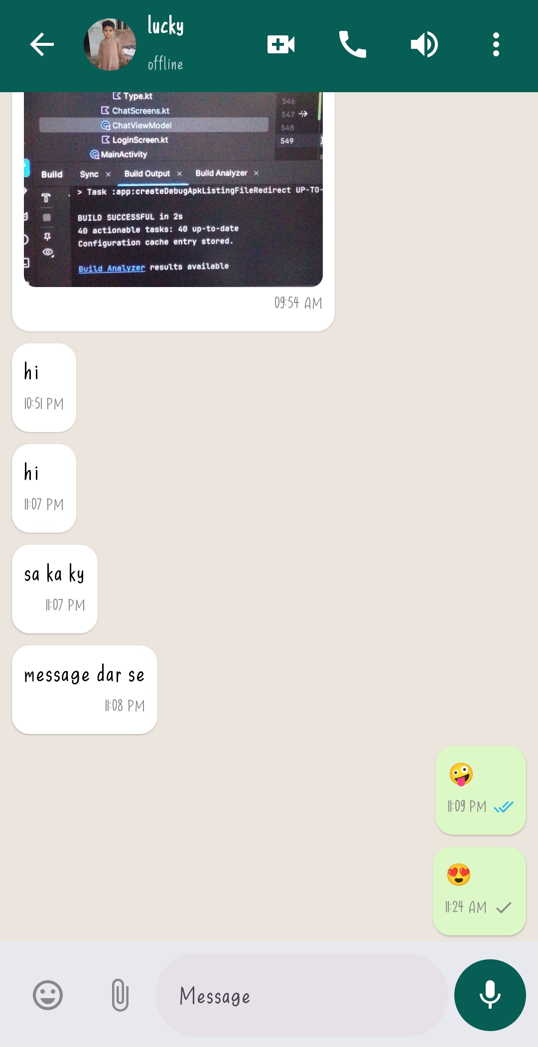 Real-time Chat and Media Sharing in Bolo Android App