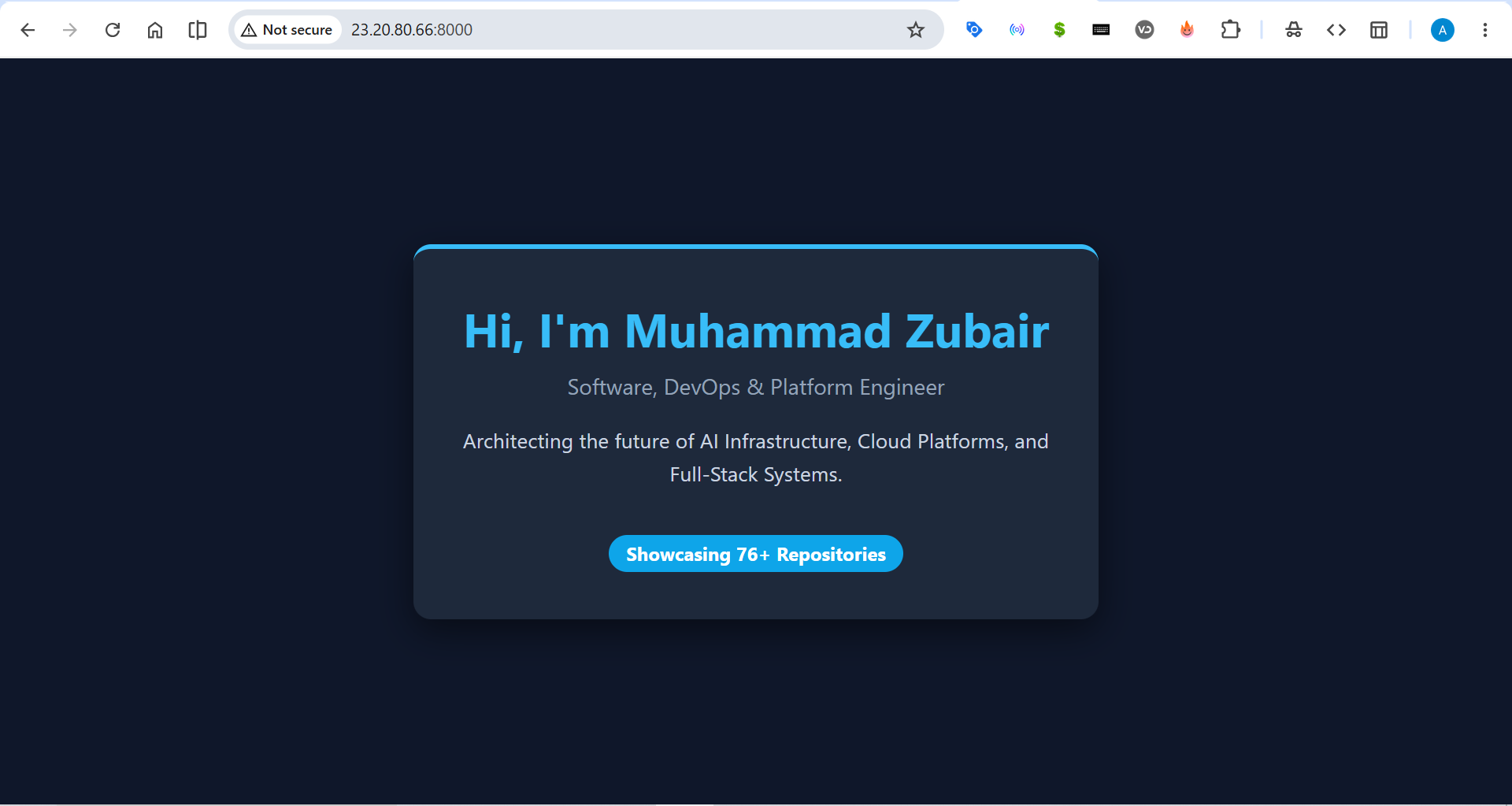 Dockerized Django AWS - Engineered by Muhammad Zubair